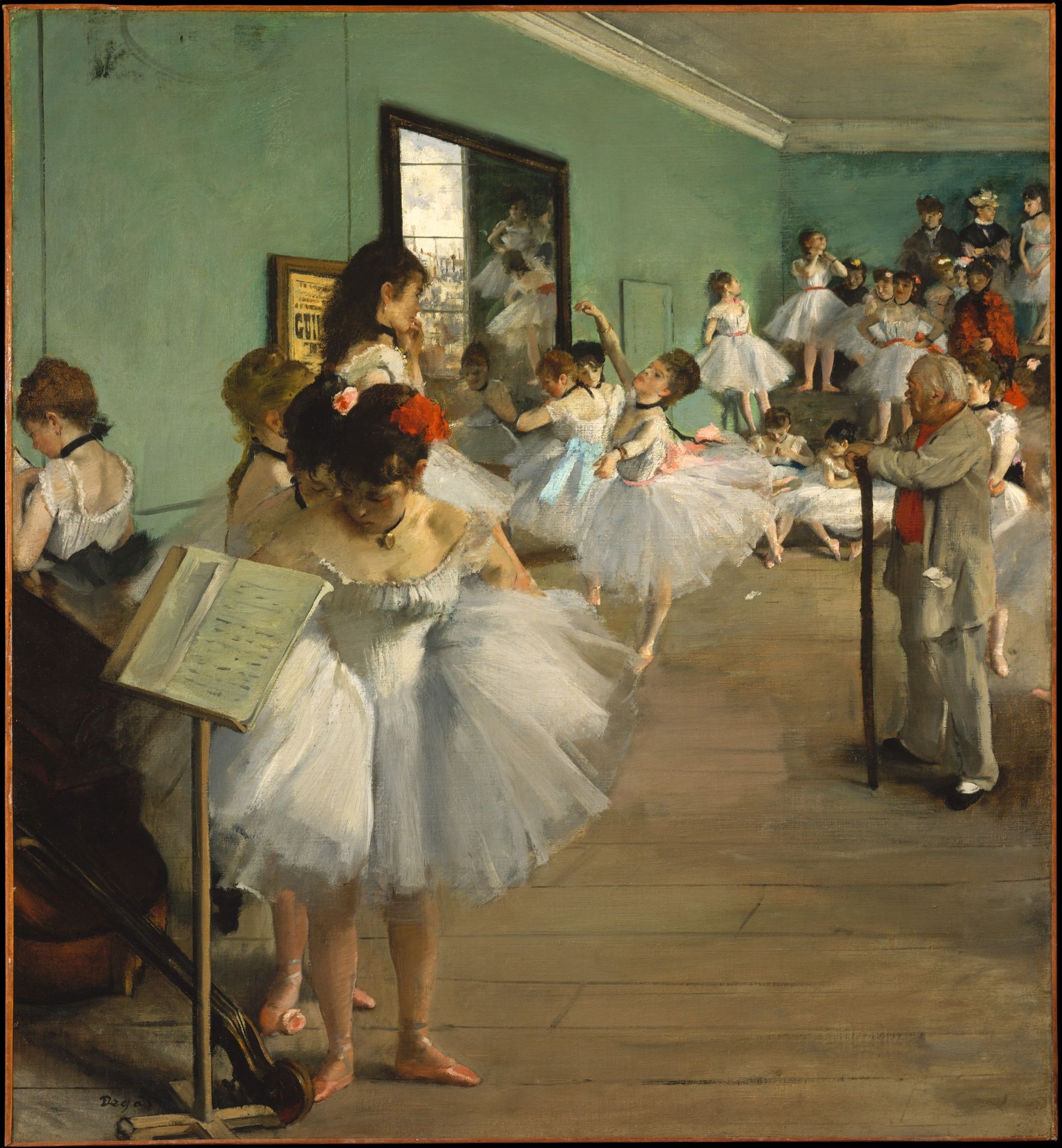 Edgar Degas - The Dance Class 